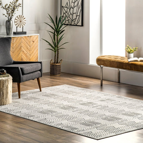 Nuloom Stacey Modern Nst3545A Gray Rug.