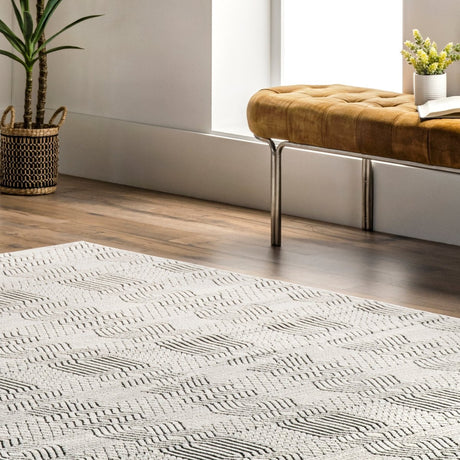 Nuloom Stacey Modern Nst3545A Gray Rug.