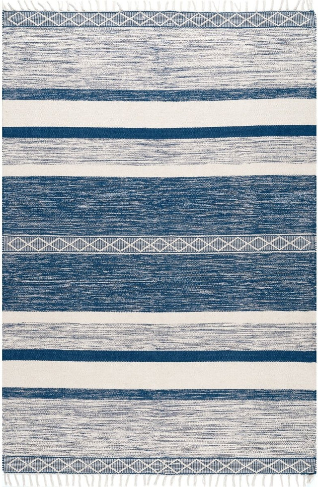 Nuloom Striped Angela Nst3058A Blue Rug.