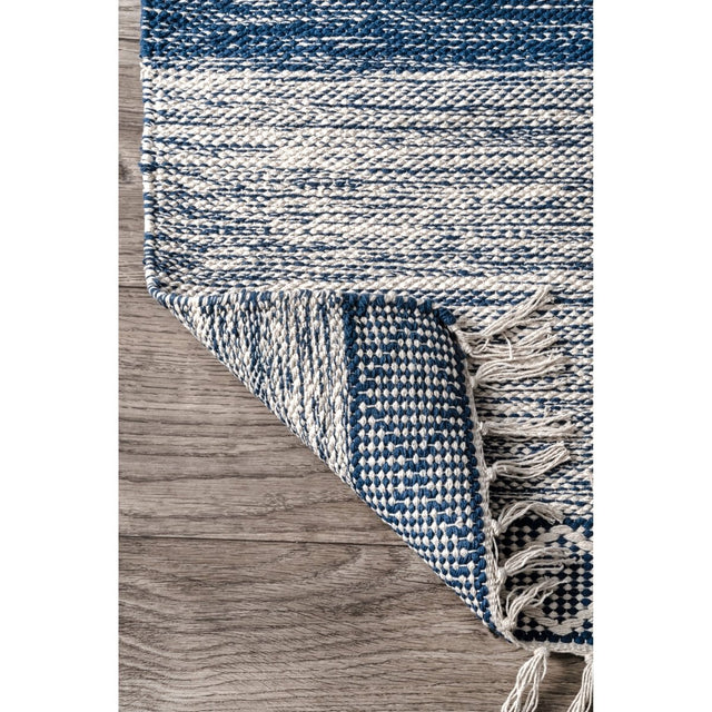 Nuloom Striped Angela Nst3058A Blue Rug.