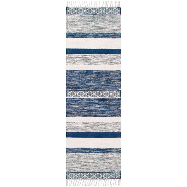 Nuloom Striped Angela Nst3058A Blue Rug.