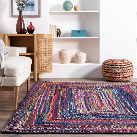 Nuloom Tammara Bohemian Hand Nta2568A Blue Rug.