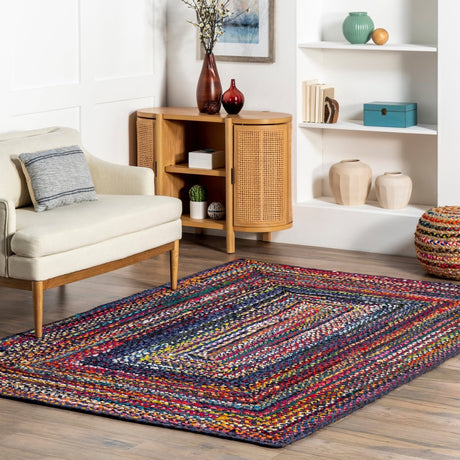 Nuloom Tammara Bohemian Hand Nta2568A Blue Rug.