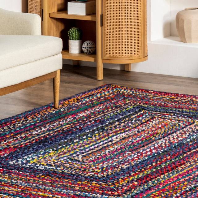 Nuloom Tammara Bohemian Hand Nta2568A Blue Rug.