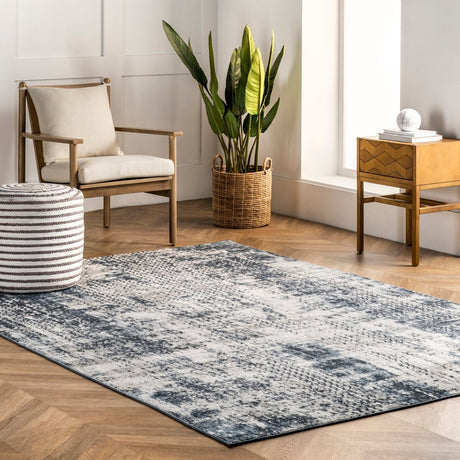 Nuloom Taylor Modern Nta2446A Blue Rug.