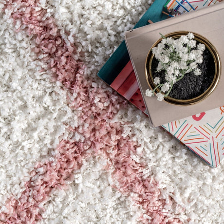 Nuloom Tess Moroccan Nte2947C Pink Rug.