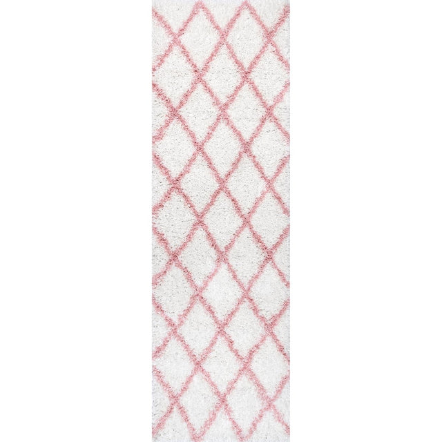 Nuloom Tess Moroccan Nte2947C Pink Rug.