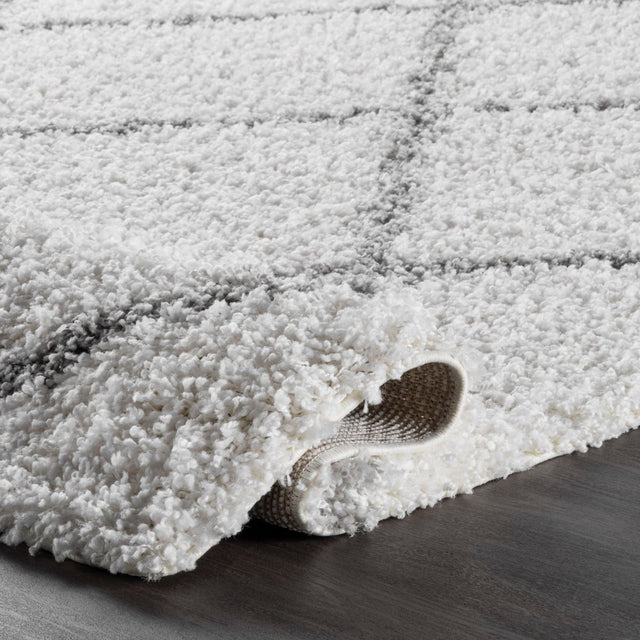 Nuloom Tess Moroccan Nte2947D White Rug.