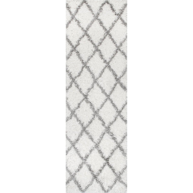 Nuloom Tess Moroccan Nte2947D White Rug.