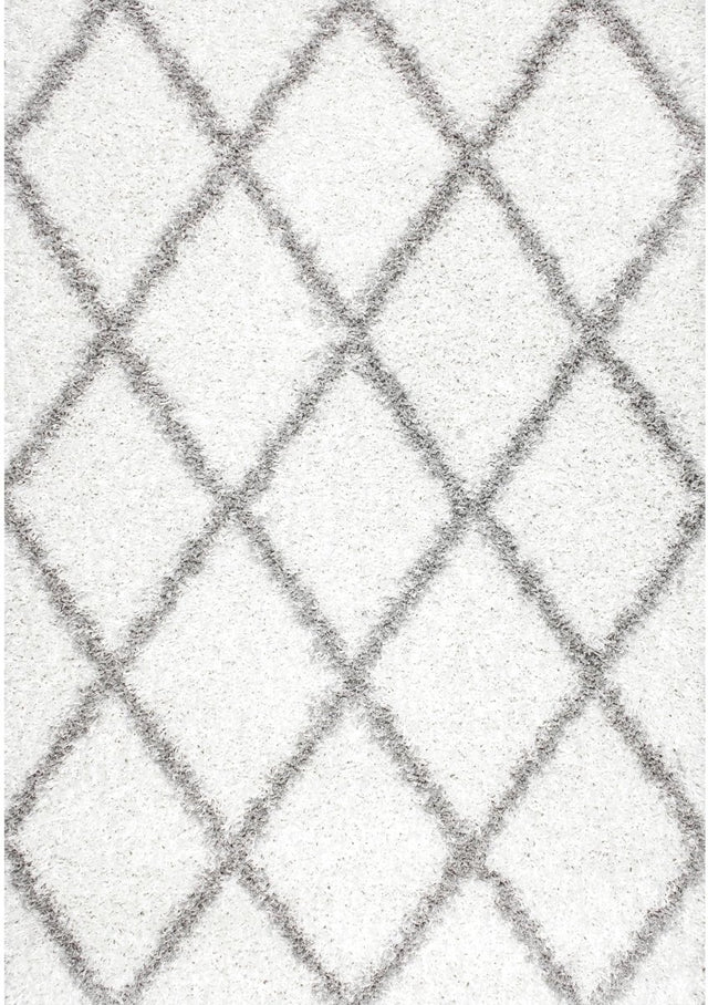 Nuloom Tess Moroccan Nte2947D White Rug.