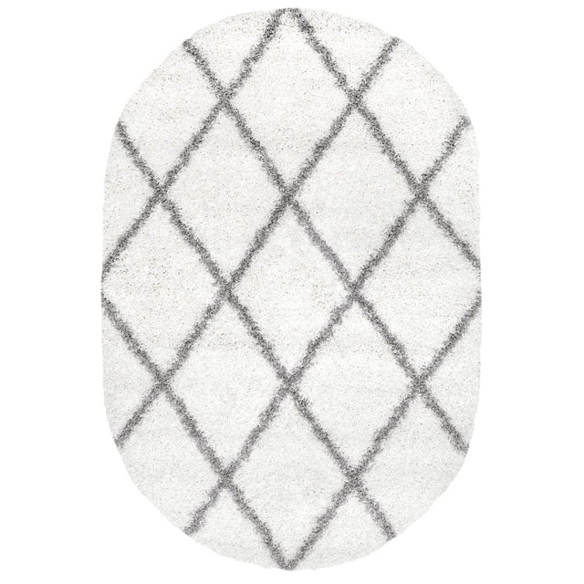 Nuloom Tess Moroccan Nte2947D White Rug.