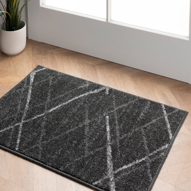 Nuloom Thigpen Contemporary Nth1498C Dark Gray Rug.