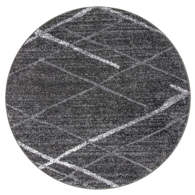 Nuloom Thigpen Contemporary Nth1498C Dark Gray Rug.