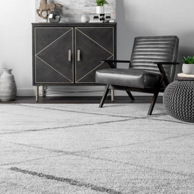 Nuloom Thigpen Contemporary Nth1498D Gray Rug.