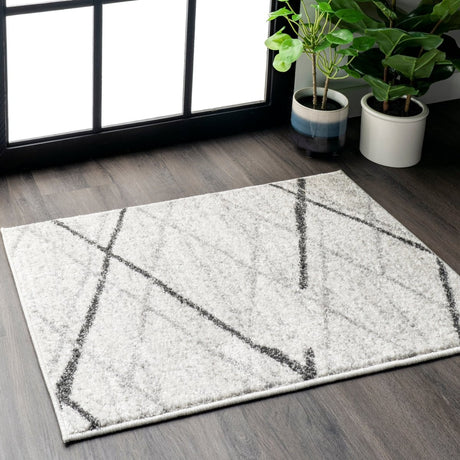 Nuloom Thigpen Contemporary Nth1498D Gray Rug.