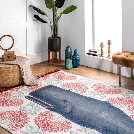 Nuloom Thomas Paul Whale Nth3533A Multi Rug.