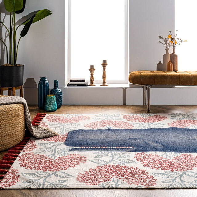 Nuloom Thomas Paul Whale Nth3533A Multi Rug.