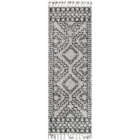 Nuloom Vasiliki Moroccan Nva1836C Gray Rug.