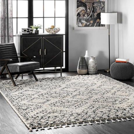 Nuloom Vasiliki Moroccan Nva1836D Off White Rug.