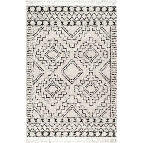 Nuloom Vasiliki Moroccan Nva1836D Off White Rug.