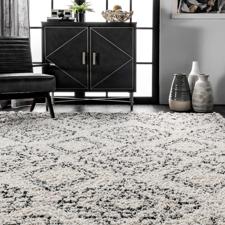 Nuloom Vasiliki Moroccan Nva1836D Off White Rug.