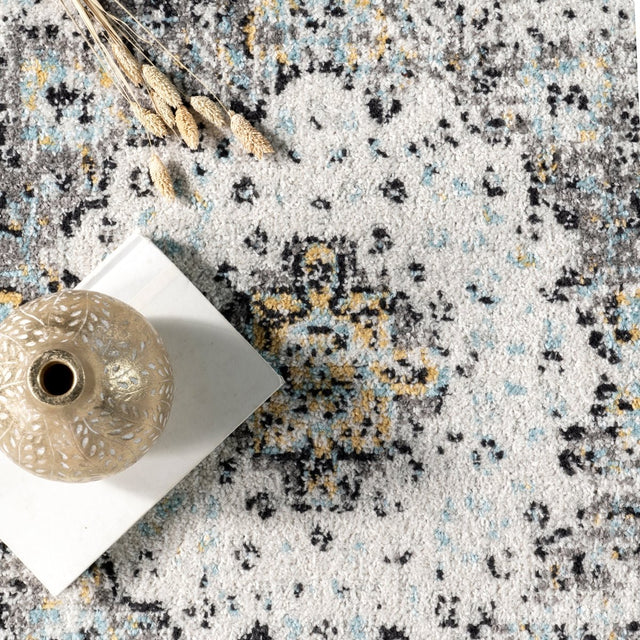 Nuloom Verona Persian Rzbd07B Gray Rug.