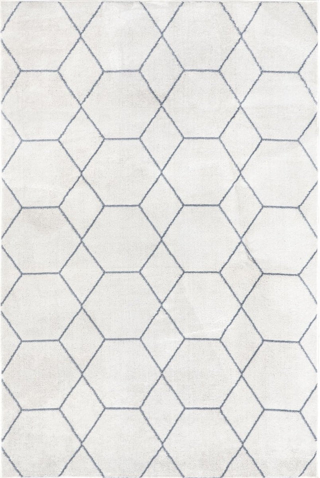 Nuloom Veronica Honeycomb Nve2454B Blue Rug.