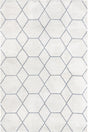 Nuloom Veronica Honeycomb Nve2454B Blue Rug.