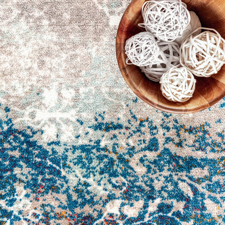 Nuloom Vintage Dotty Nvi1586A Blue Rug.