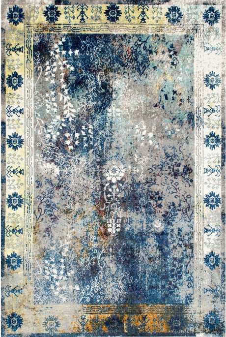 Nuloom Vintage Dotty Nvi1586A Blue Rug.