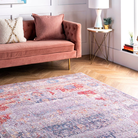 Nuloom Vintage Elmer Nvi2203A Blush Rug.