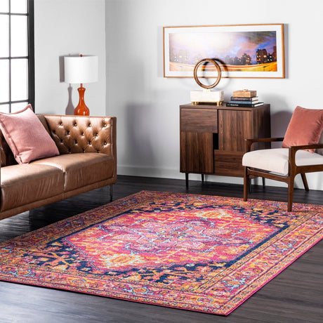 Nuloom Vintage Jaclyn Nvi3135E Pink Rug.