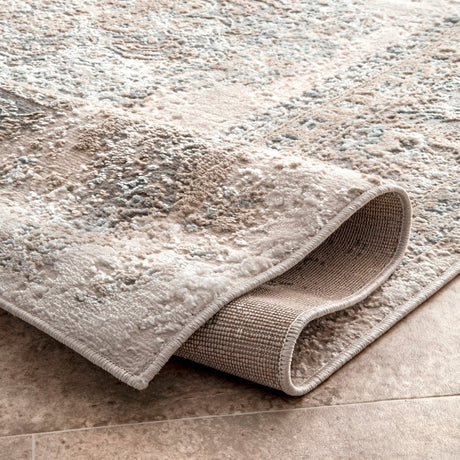 Nuloom Vintage Jodee Cfdr04B Silver Rug.