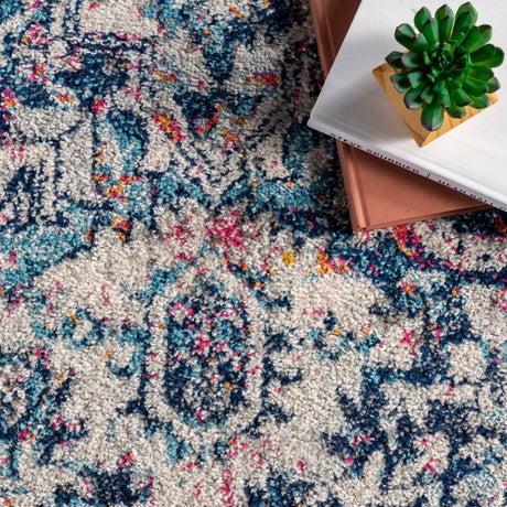 Nuloom Vintage Lilah Nvi3138A Blue Rug.