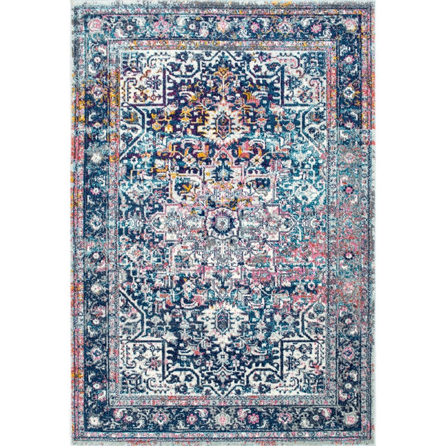 Nuloom Vintage Lilah Nvi3138A Blue Rug.