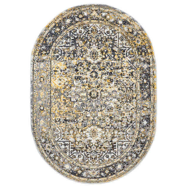 Nuloom Vintage Lilah Nvi3138B Gold Rug.