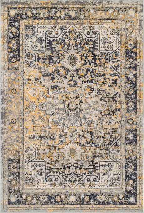 Nuloom Vintage Lilah Nvi3138B Gold Rug.