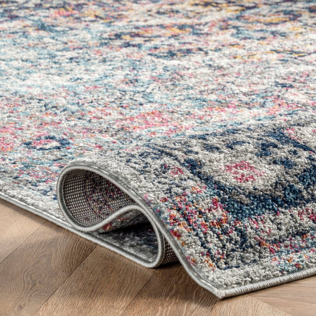 Nuloom Vintage Lilah Rzbd38A Blue Rug.