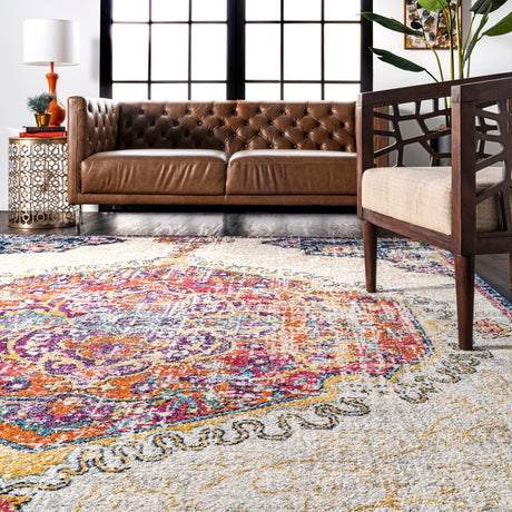 Nuloom Vintage Maranda Nvi3149E Multi Rug.