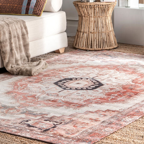 Nuloom Vintage Minna Nvi2439A Multi Rug.