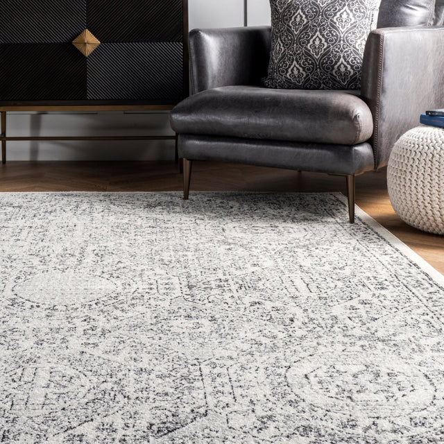 Nuloom Vintage Minta Nvi3134C Gray Rug.