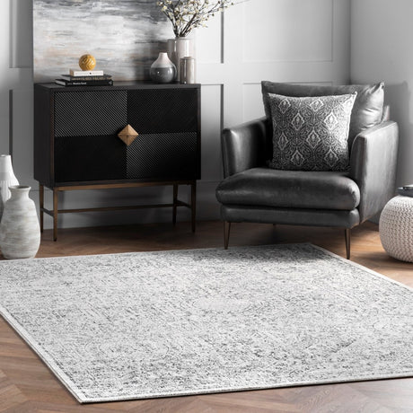 Nuloom Vintage Minta Nvi3134C Gray Rug.