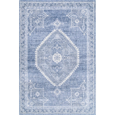 Nuloom Vintage Persian Isla Nvi3091A Blue Rug.