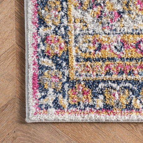 Nuloom Vintage Tabitha Rzbd36B Pink Rug.