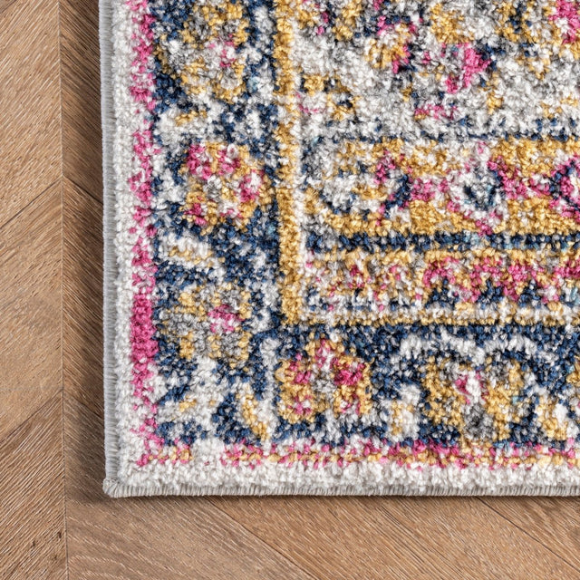 Nuloom Vintage Tabitha Rzbd36B Pink Rug.