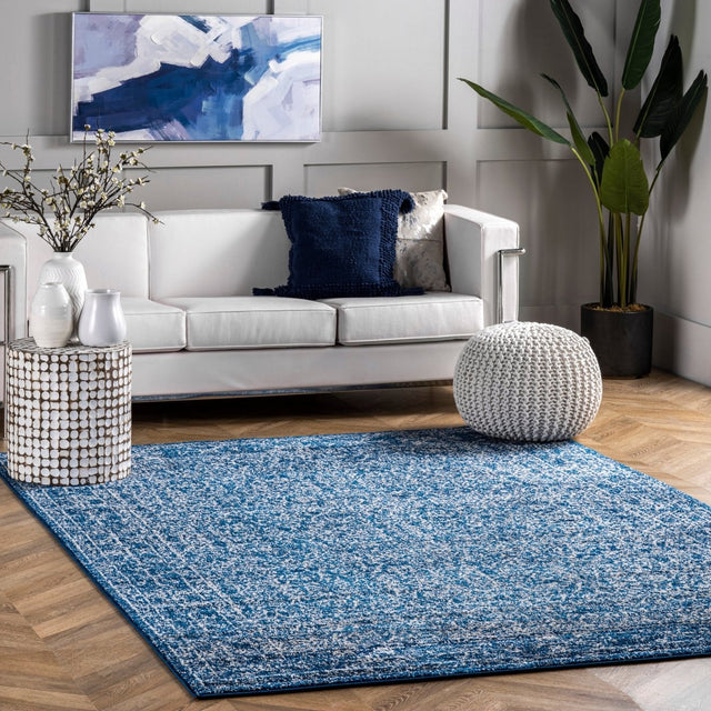 Nuloom Vintage Waddell Nvi3128B Dark Blue Rug.