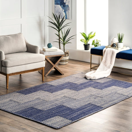 Nuloom Winslow Contemporary Nwi3543A Blue Rug.