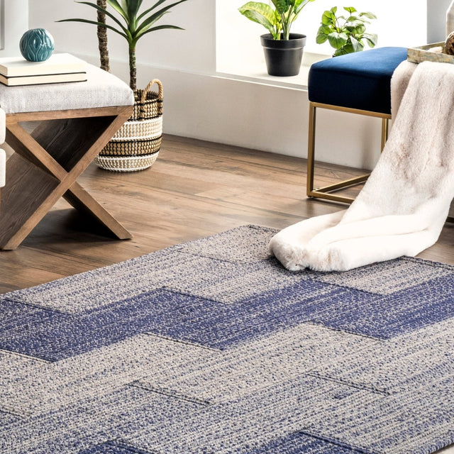 Nuloom Winslow Contemporary Nwi3543A Blue Rug.