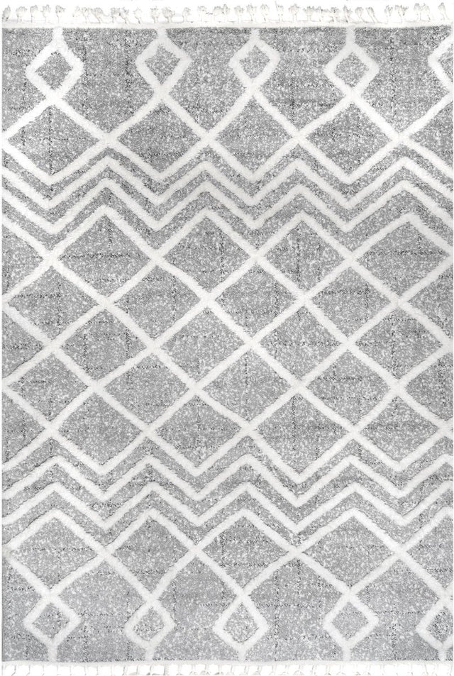 Nuloom Wylde Moroccan Nwy2945A Gray Rug.