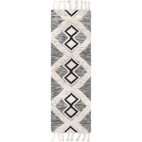 Nuloom Yara Helix Nya3590A Gray Rug.